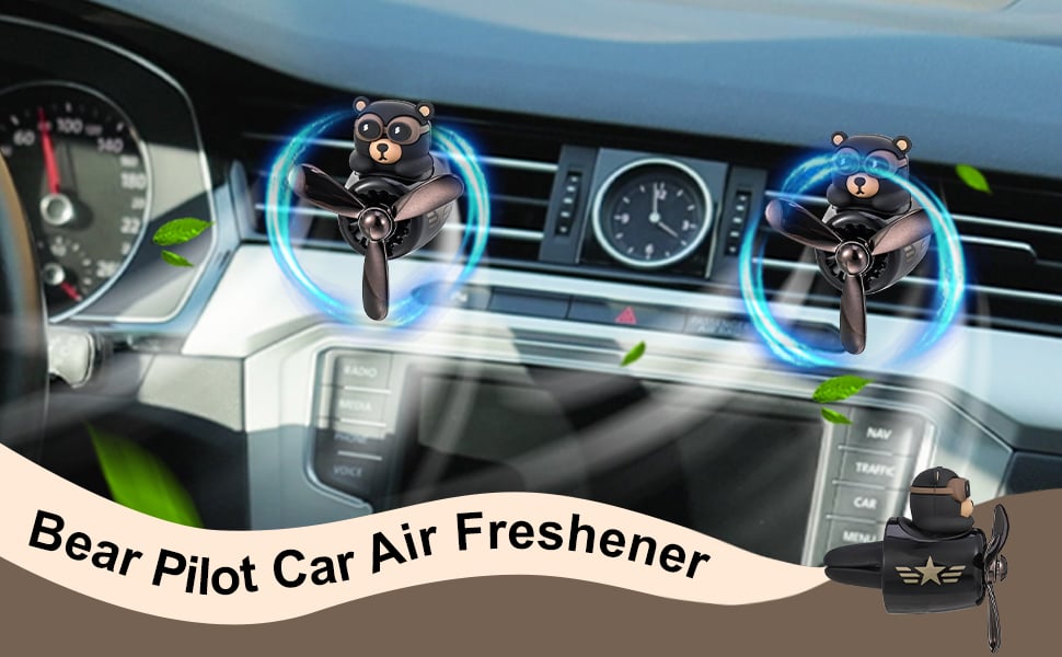 Bear Pilot Car Air Fresheners