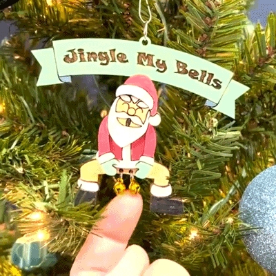 🎄早期圣诞促销🎄 - Jingle My Bells - 圣诞老人 - 有趣的圣诞装饰品🎅🎅🎁