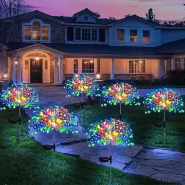Shop Christmas Lights Solar Fireworks online | Lazada.com.ph